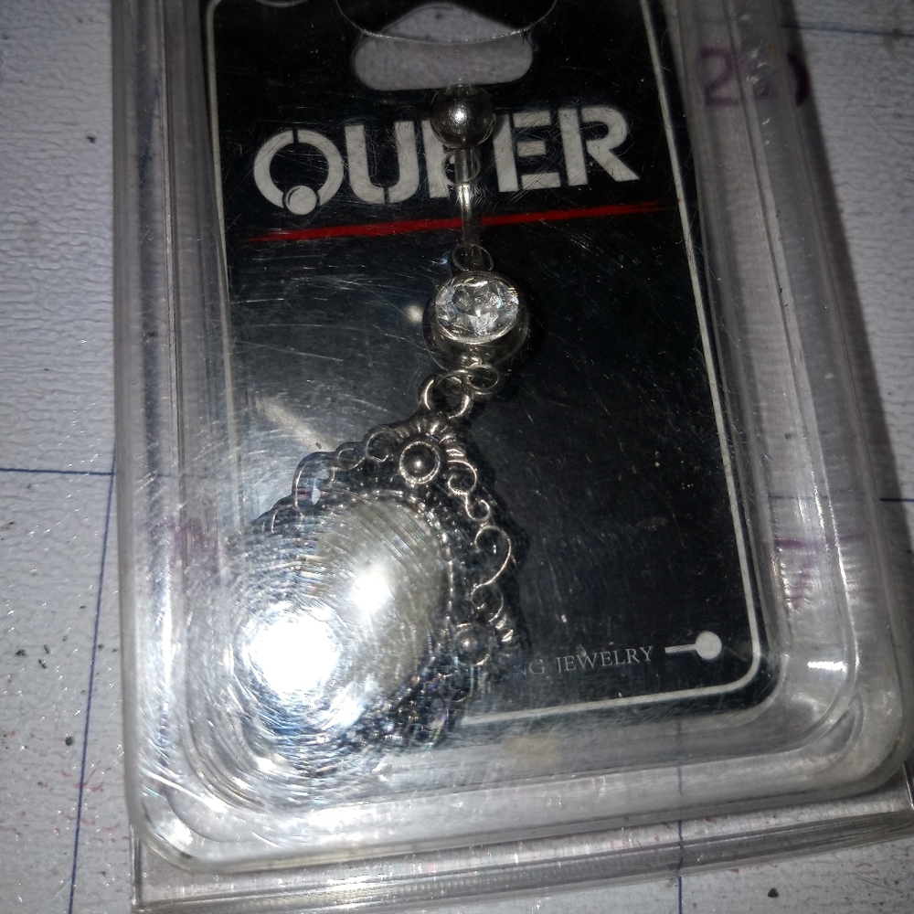 OUFER BELLY BUTTON RING - Picture 2 of 6